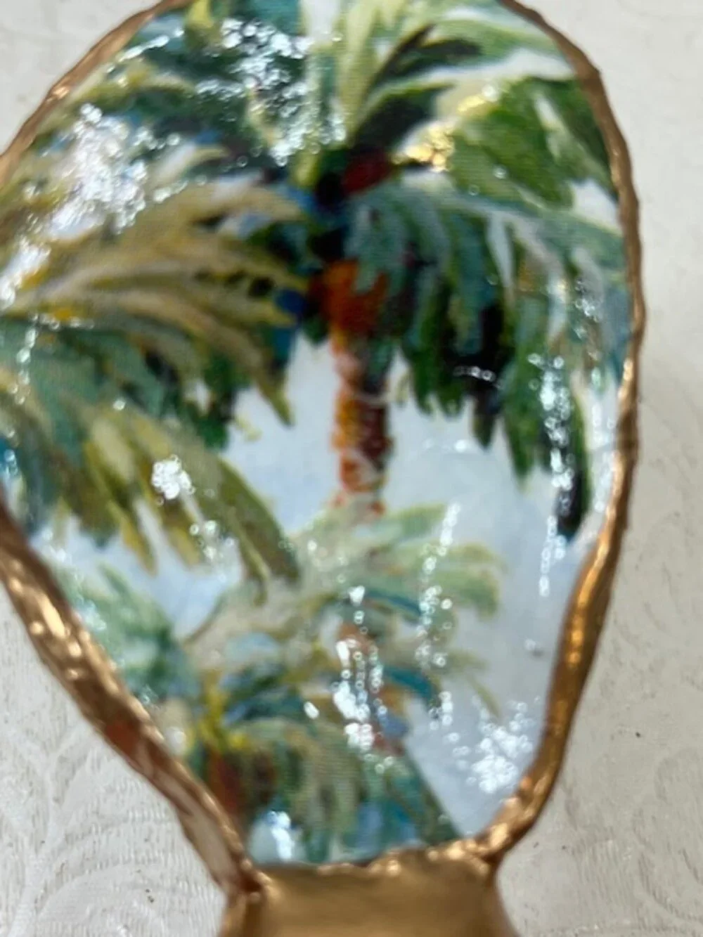 Handcrafted natural decoupage